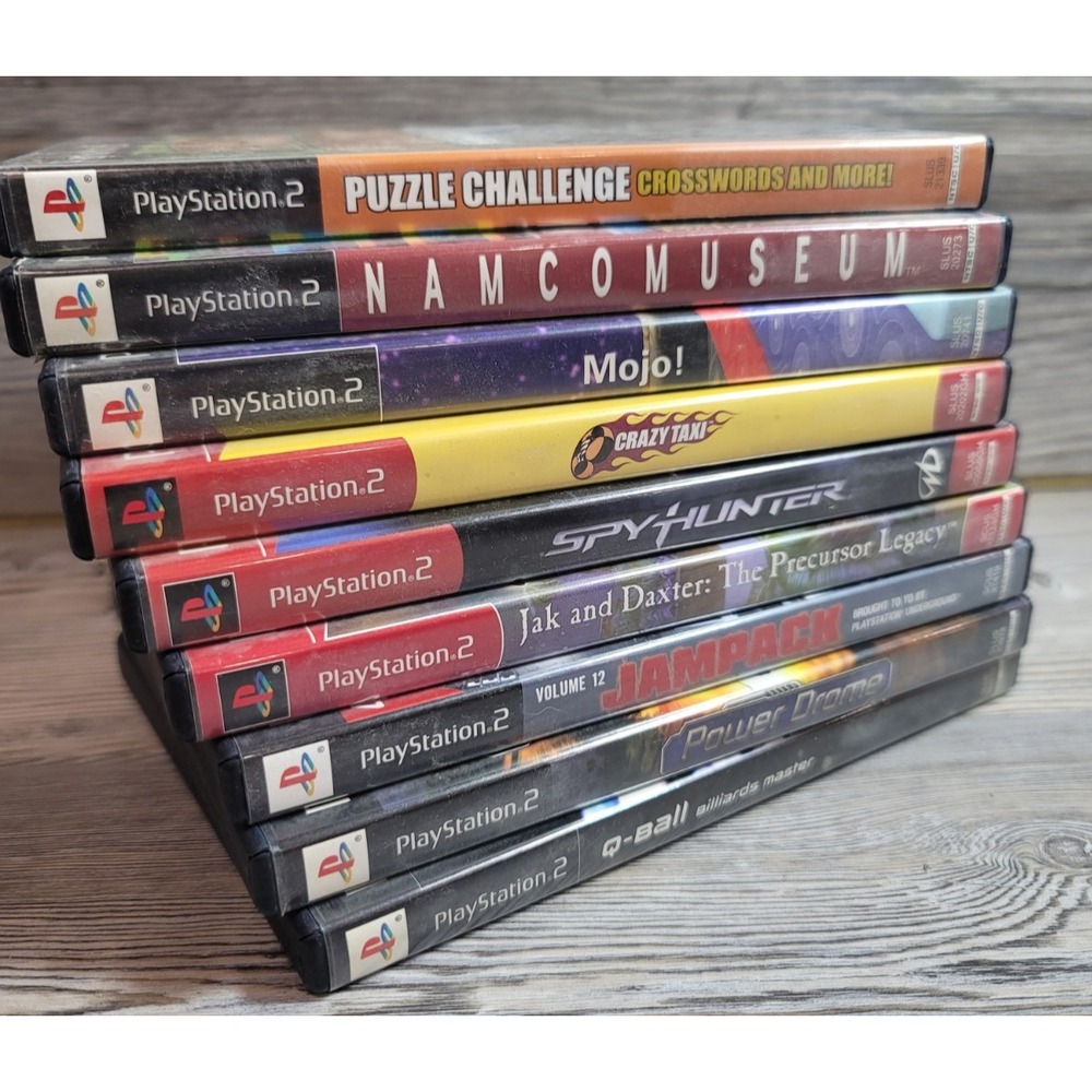 Sony Playstation 2 Lot of 9 games all work see pics for titles Jak and Daxter
